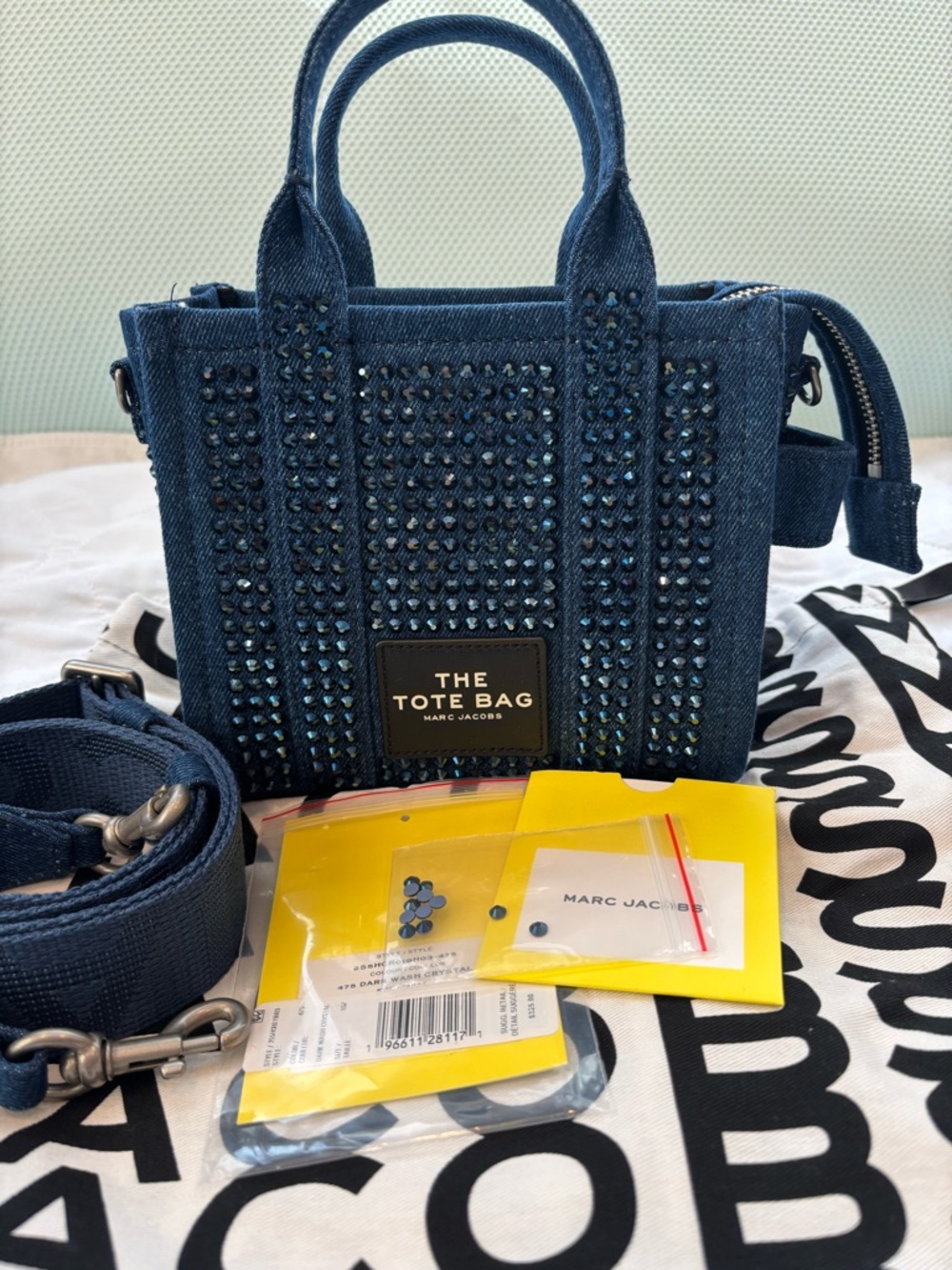 Marc Jacob’s Dark Denim
Mini Crossbody Bag